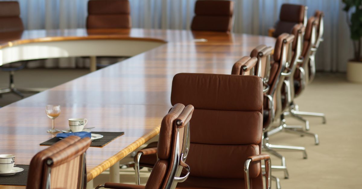 Empty board room